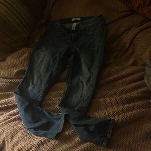 Refuge Dark Blue Straight Leg Women's Jeans